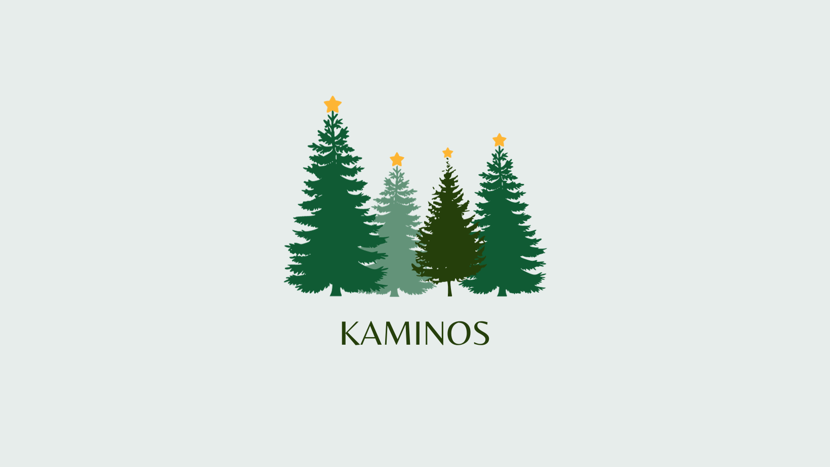 Green and Yellow Simple Christmas Tree Facebook Cover